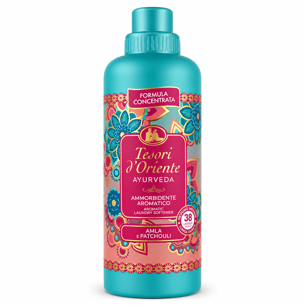 Tesori d’Oriente Ayurveda Textilöblítő 760ml– Amla & Patchouli illatú koncentrált öblítő, hosszan tartó frissesség
