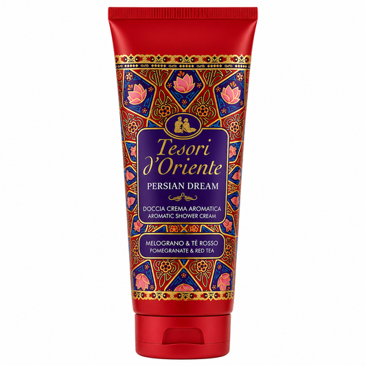 Tesori d’Oriente Persian Dream Tusfürdő 250 ml – Gránátalma & Vörös tea illatú krémtusfürdő