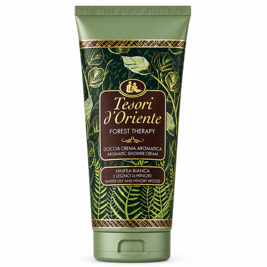 Tesori d’Oriente Forest Therapy Tusfürdő 250 ml – Tavirózsa & Hinoki fa illatú krémtusfürdő