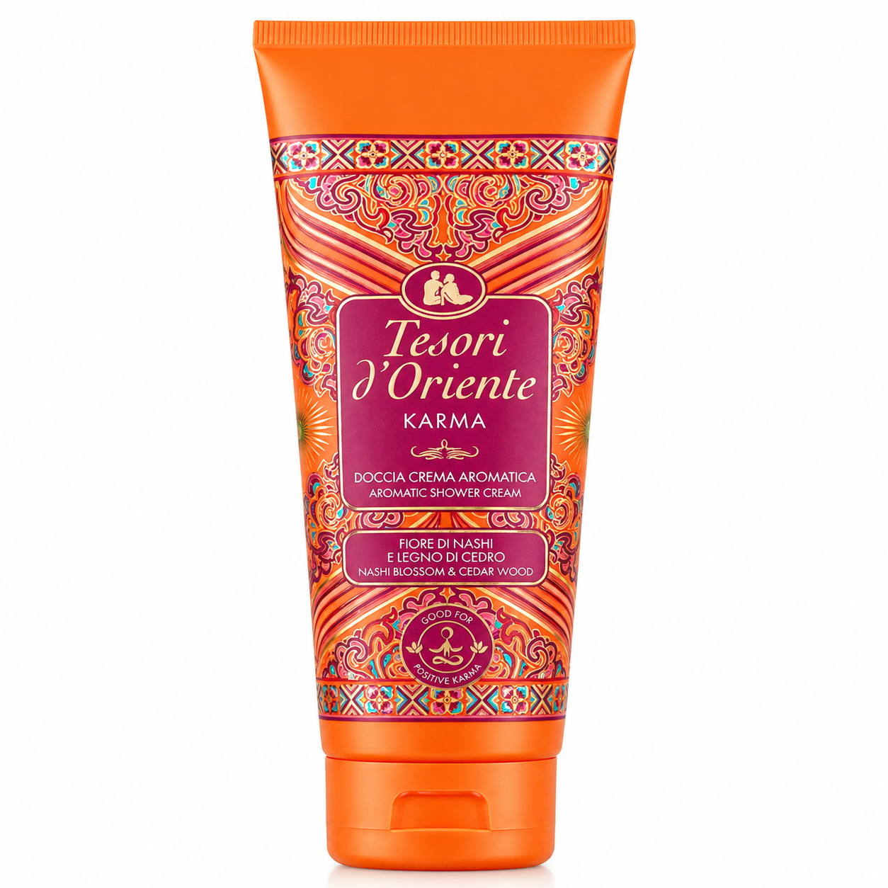 Tesori d’Oriente Karma Tusfürdő 250 ml – Nashi virág & Cédrusfa illatú krémtusfürdő