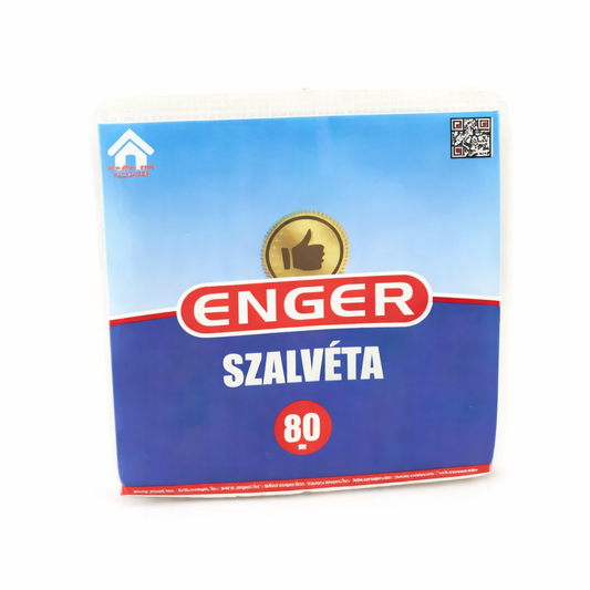 Enger Szalvéta 80 db – Praktikus és puha papírszalvéta mindennapi használatra