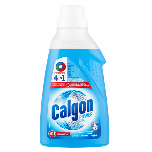 Calgon Power Gel Vízlágyító Gél – Mosógép Védelem, Vízkő Ellen, 4 az 1-ben Hatás 750ml