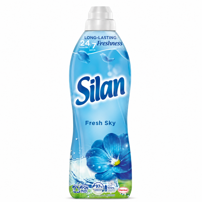 Silan Fresh Sky öblítő – Hosszan tartó frissesség és kellemes virágos illat 880ml