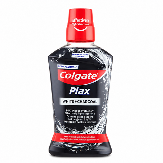 Colgate Plax White + Charcoal szájvíz 500ml