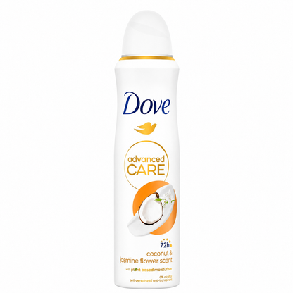Dove Advanced Care Coconut & Jasmine dezodor spray 150 ml – 72 órás védelem