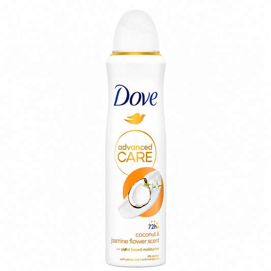 Dove Advanced Care Coconut & Jasmine dezodor spray 150 ml – 72 órás védelem