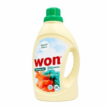Won Crystal White Mosógél 1,4 L (23 mosás) – Fehér ruhákhoz