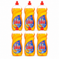 Likvi Ultra Hygienic Orange mosogatószer 6 db-os csomag – narancs illatú zsíroldó mosogatószer 6×450 ml