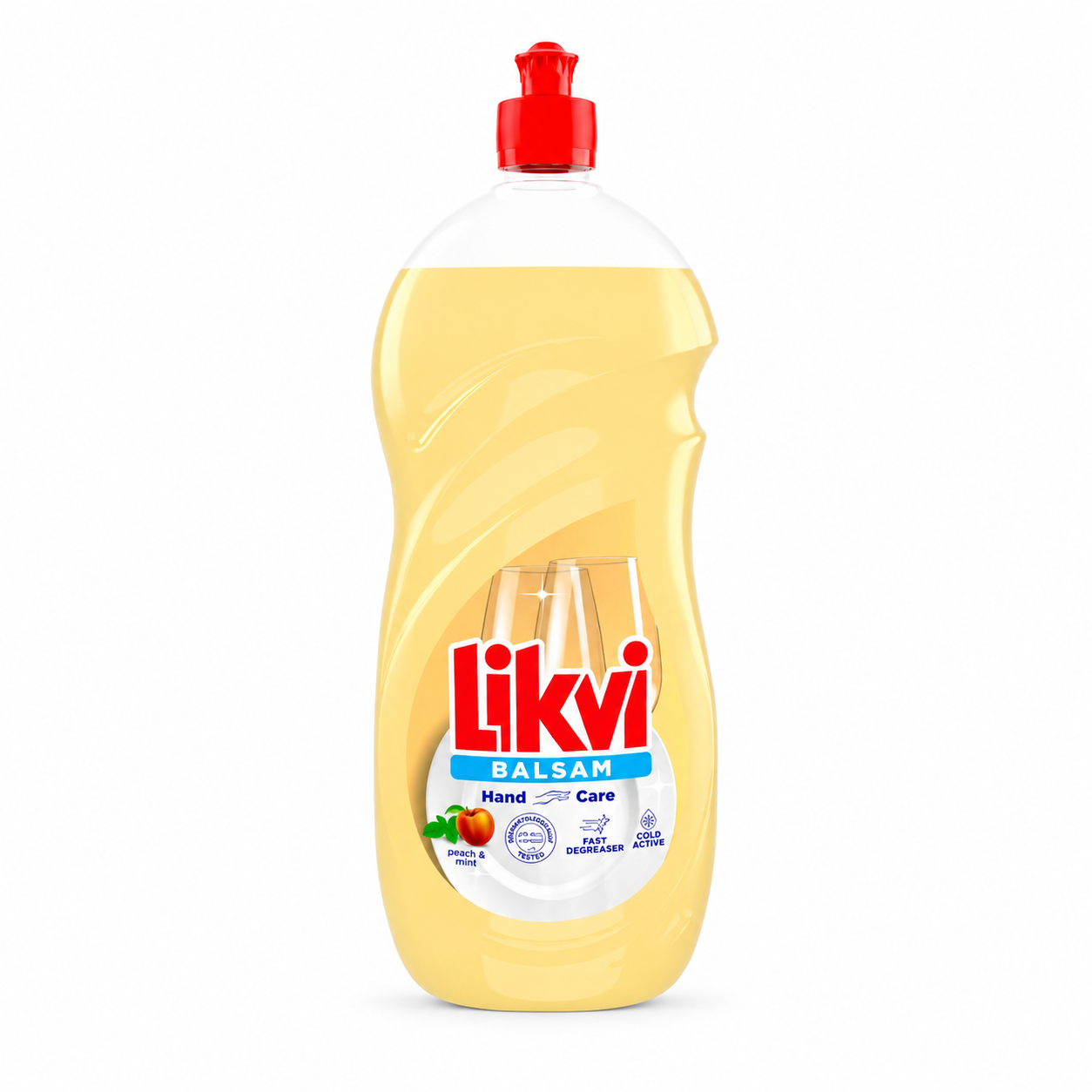 Likvi Balsam Hand Care mosogatószer – Peach & Mint kézkímélő mosogatószer 900 ml