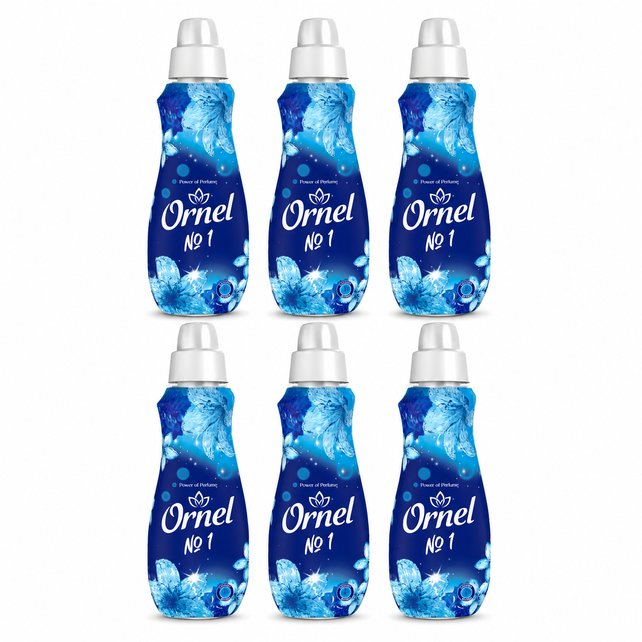 Ornel No. 1 Öblítő 6 db-os csomag – 6×800 ml, intenzív friss illatú textilöblítő