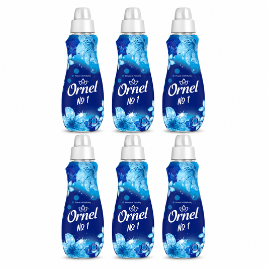 Ornel No. 1 Öblítő 6 db-os csomag – 6×800 ml, intenzív friss illatú textilöblítő