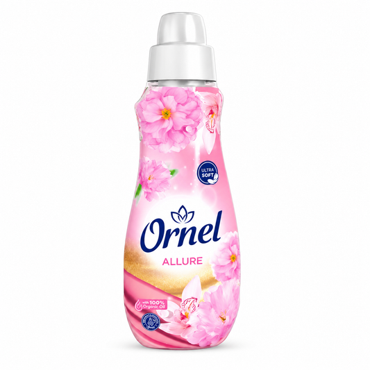 Ornel Allure Öblítő 800 ml – virágos illatú, extra puhaságot adó textilöblítő