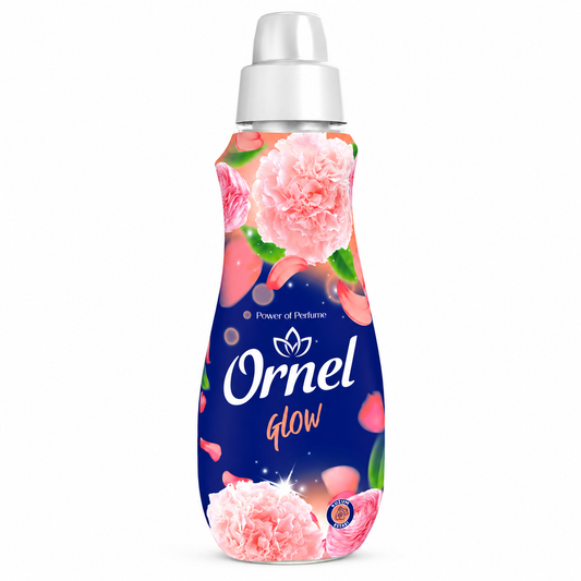 Ornel Glow Öblítő 800 ml – virágos, parfümös illatú textilöblítő