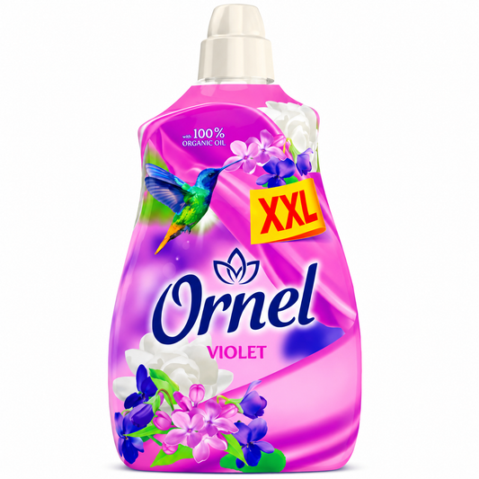 Ornel Violet öblítő 2,4 l – lila virágillatú XXL textilöblítő