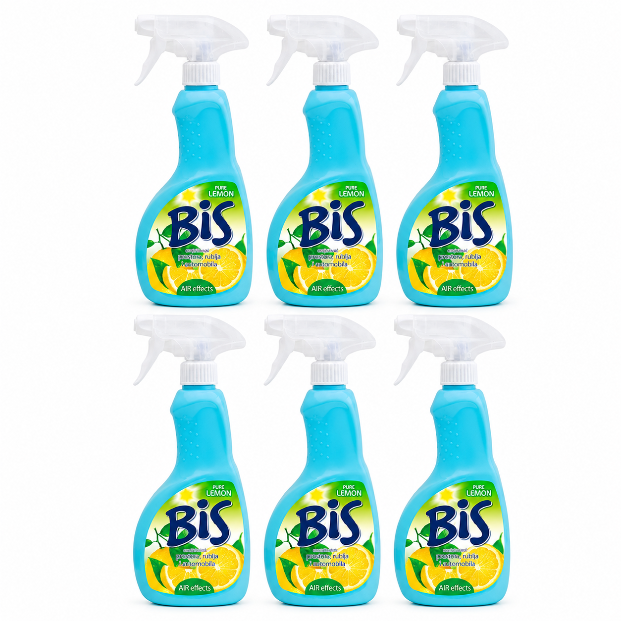 BiS Air Effects Pure Lemon illatosító spray 400 ml – 6 db-os csomag