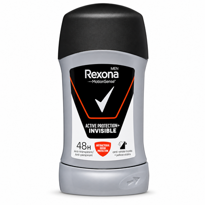 Rexona Men MotionSense Active Protection+ Invisible férfi stift 50 ml – 48 órás izzadásgátló védelem