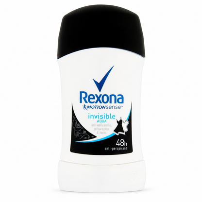 Rexona MotionSense Invisible Aqua stift 40 ml dezodor – 48 órás izzadásgátló védelem