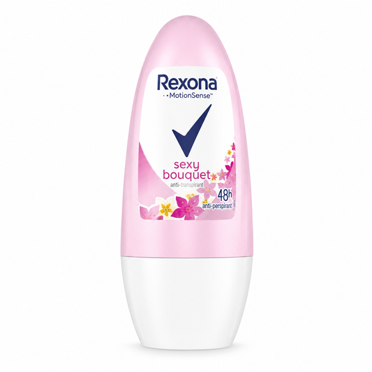 Rexona MotionSense Sexy Bouquet Golyós Dezodor 50 ml – 48 Órás Izzadásgátló Védelem Virágos Illattal