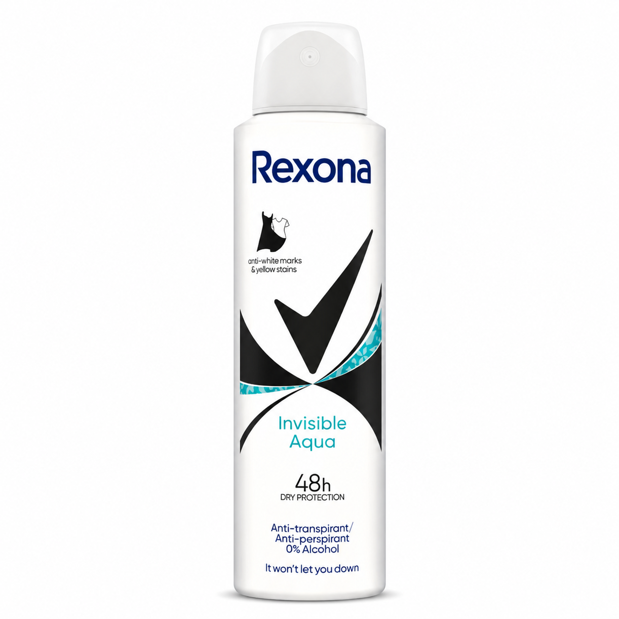 Rexona Invisible Aqua dezodor spray 150 ml – 48 órás izzadásgátló védelem, 0% alkohol