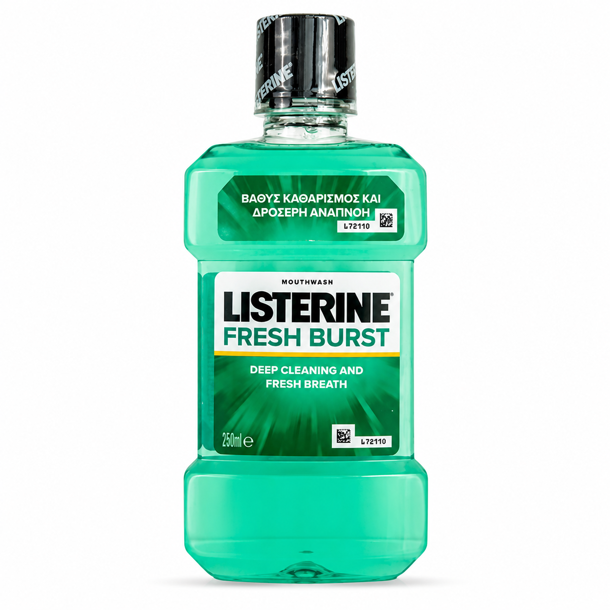 Listerine Fresh Burst Szájvíz 250 ml – Friss leheletet biztosító antibakteriális szájöblítő