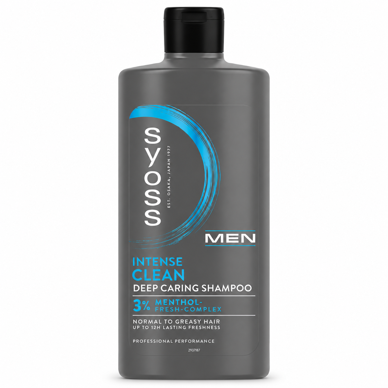 Syoss Men Intense Clean Deep Caring Shampoo 400 ml – Menthol Fresh Complex férfi sampon normál és zsírosodásra hajlamos hajra