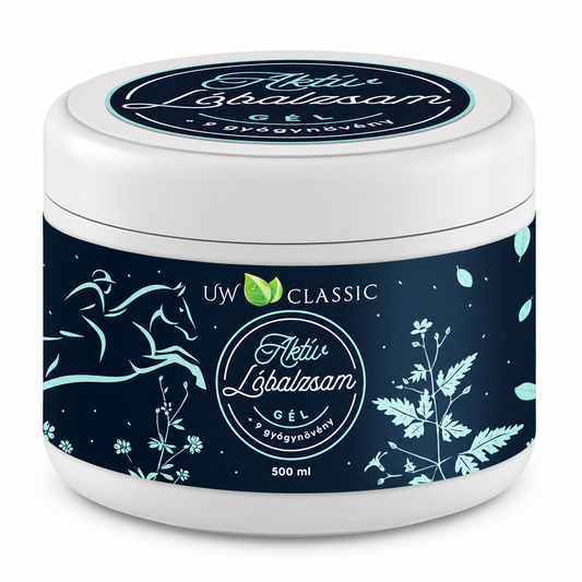 UW Classic Aktív Lóbalzsam gél gyógynövénnyel – 500 ml