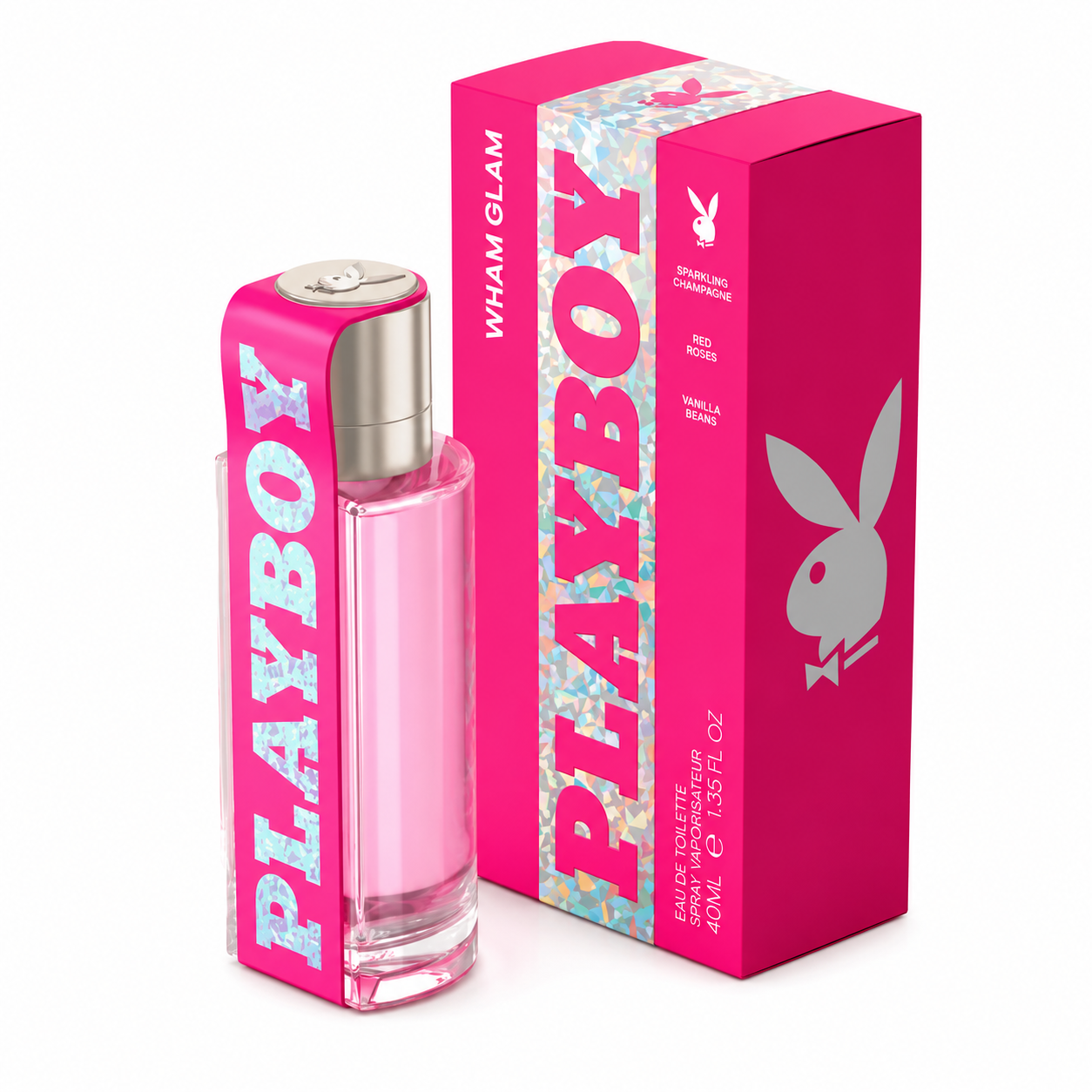 Playboy Wham Glam Női Parfüm 40 ml – Édes, Csillogó és Nőies Illat