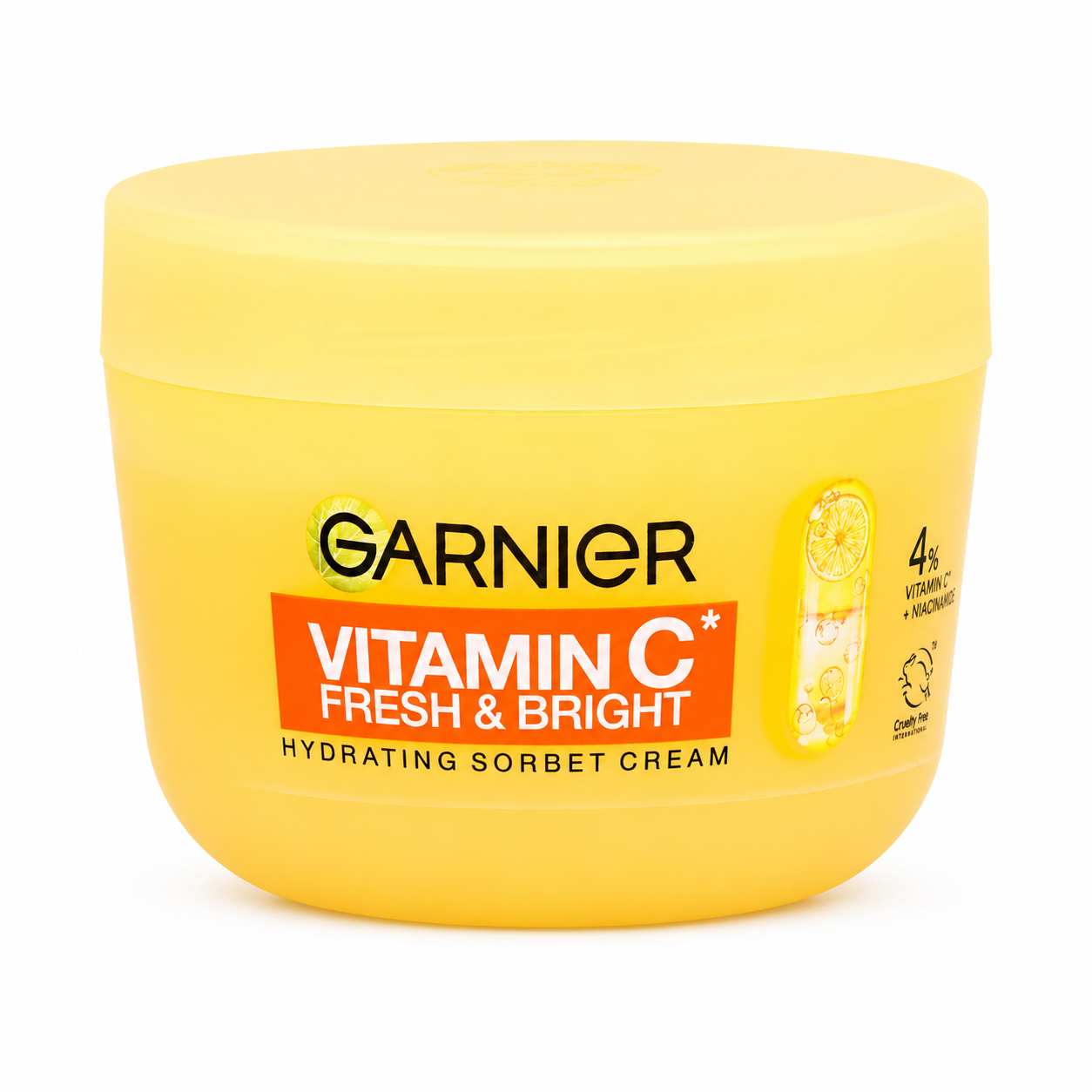 Garnier Vitamin C Fresh & Bright Hidratáló Sorbet Krém 85 ml – C-vitamin Származékkal és Niacinamiddal