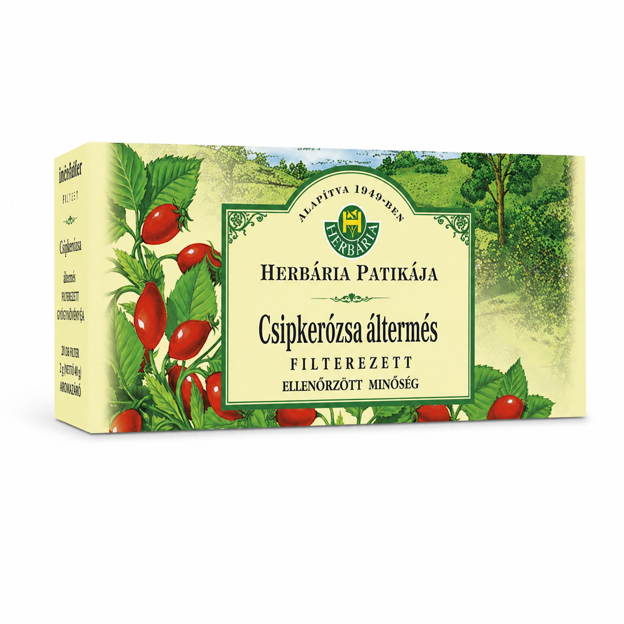 Herbária Patikája Csipkerózsa Áltermés Tea 25 filter – filterezett gyógynövény tea, 50 g