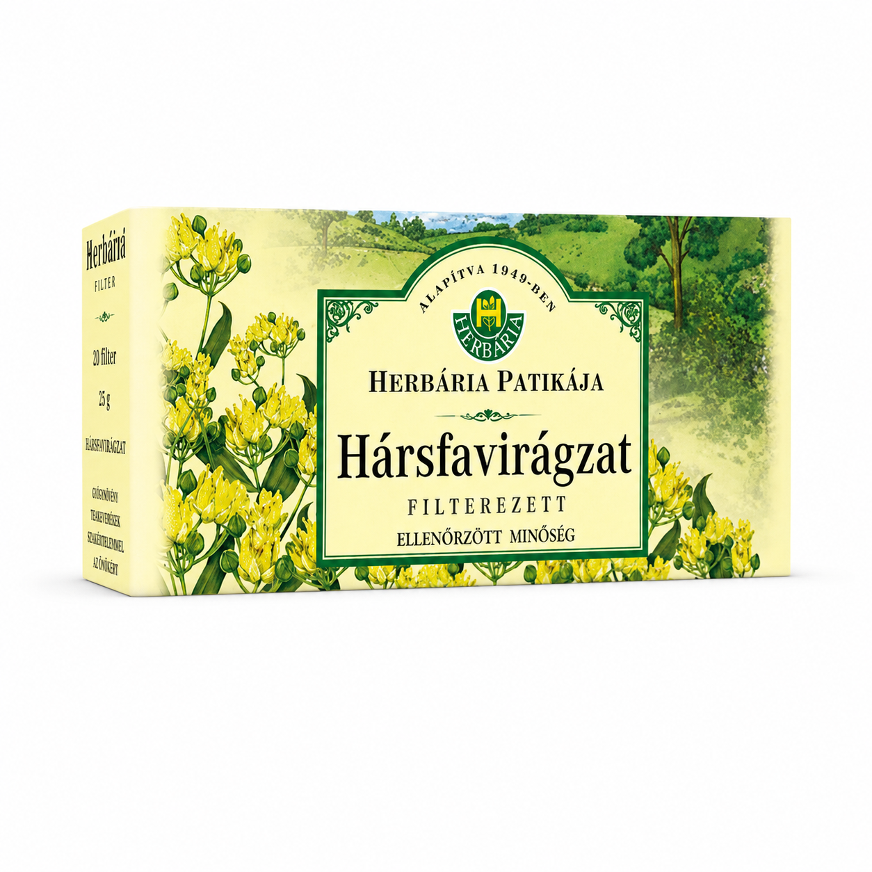 Herbária Patikája Hársfavirágzat Tea 25 filter – filterezett gyógynövény tea, 25 g