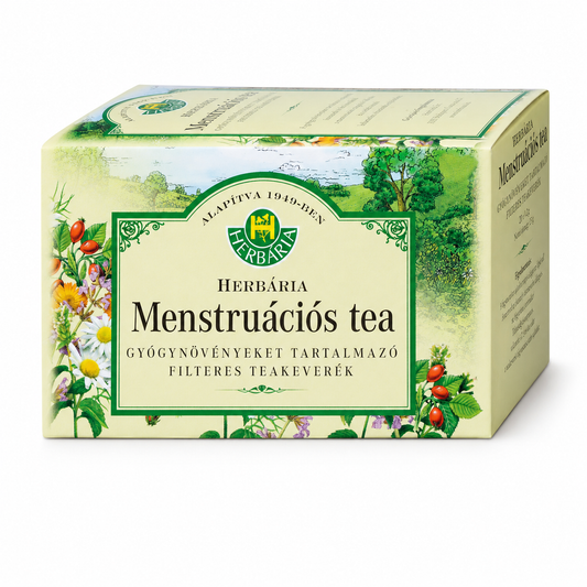 Herbária Menstruációs Tea 25 filter – gyógynövényeket tartalmazó filteres teakeverék