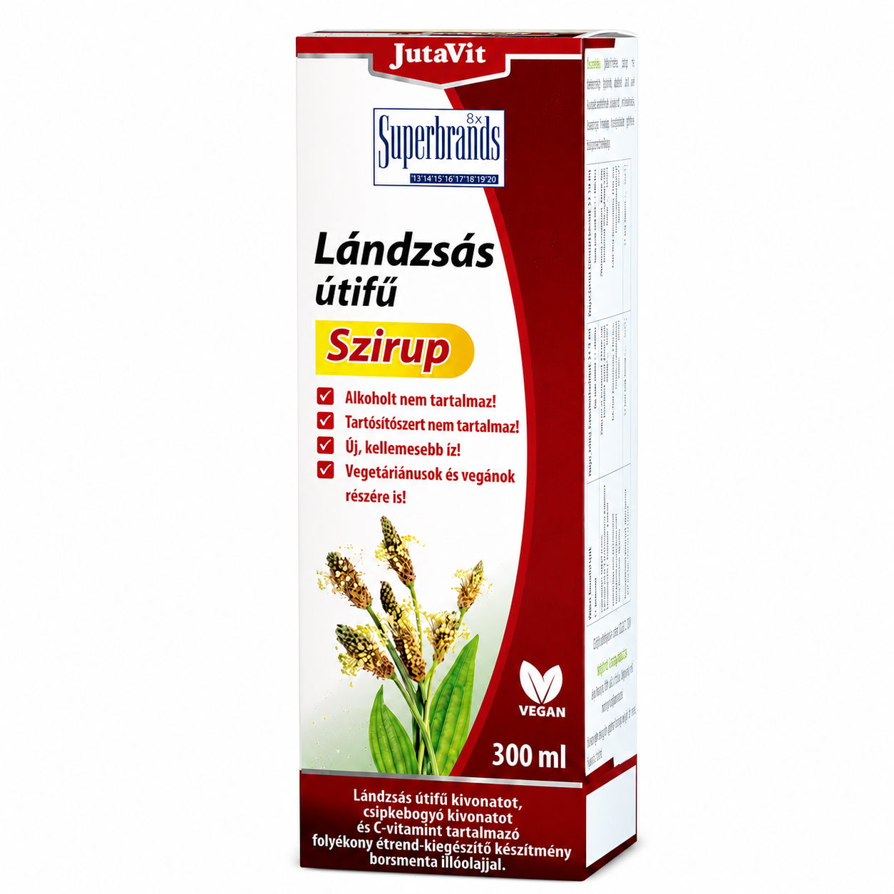 Jutavit Lándzsás útifű szirup 300ml