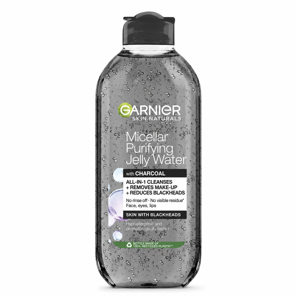 Garnier Skin Naturals Micellar Purifying Jelly Water with Charcoal 400ml micellás zselés arctisztító víz mitesszeres bőrre