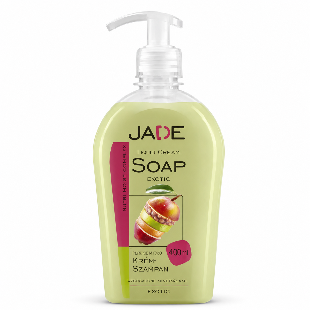 JADE Exotic folyékony krémszappan pumpás adagolóval – 400 ml
