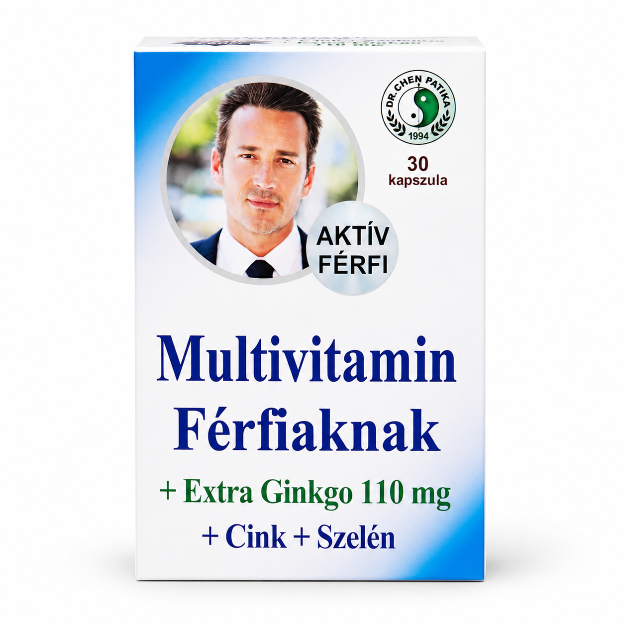 Dr. Chen Multivitamin Férfiaknak kapszula 30 db – Extra Ginkgo 110 mg, Cink és Szelén férfiaknak