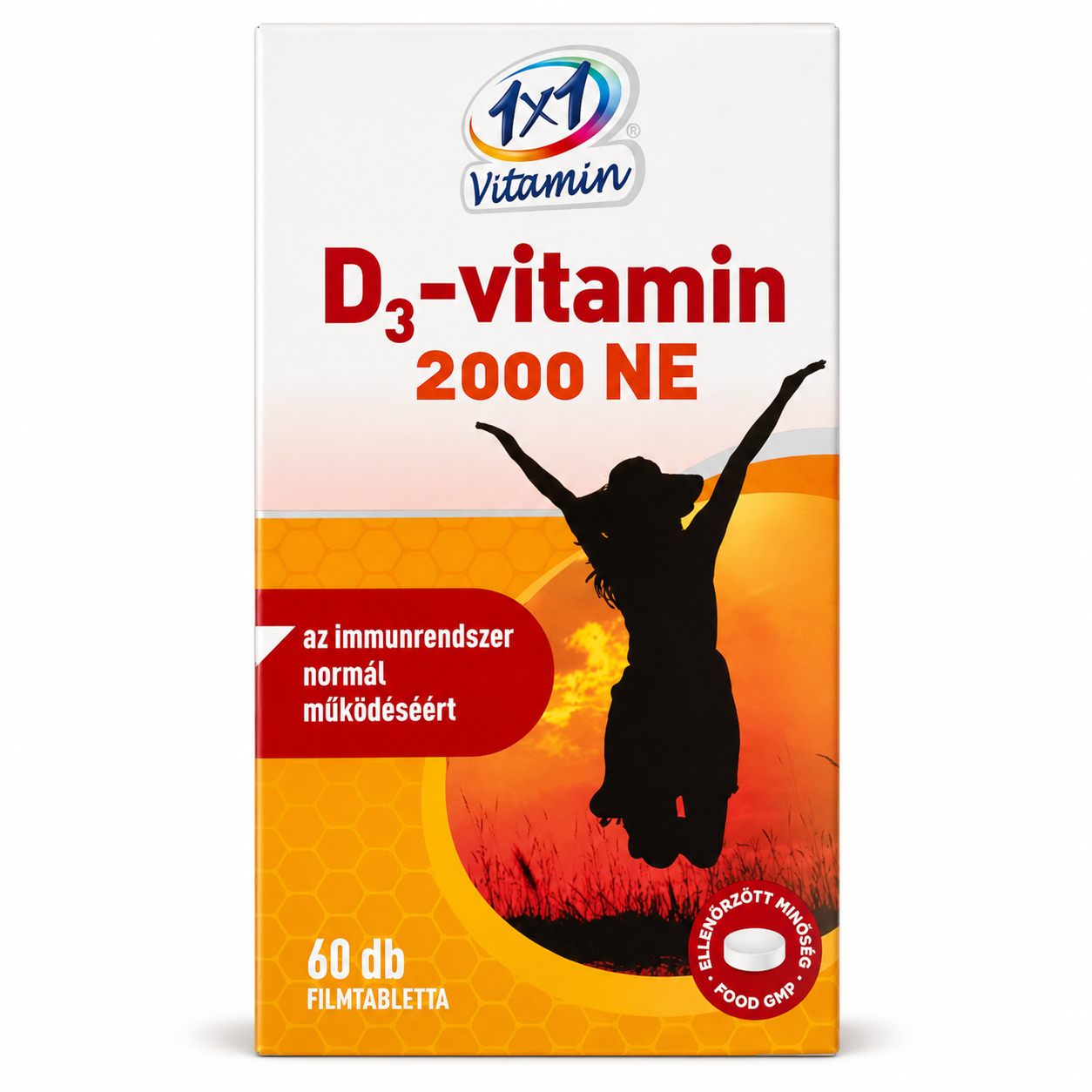 1x1 Vitamin D3-vitamin 2000 NE filmtabletta 60 db – immunrendszer és csontozat támogatására
