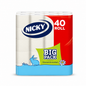 Nicky Big Pack kamilla illatú toalettpapír 40 tekercs – 3 rétegű, tiszta cellulóz WC-papír