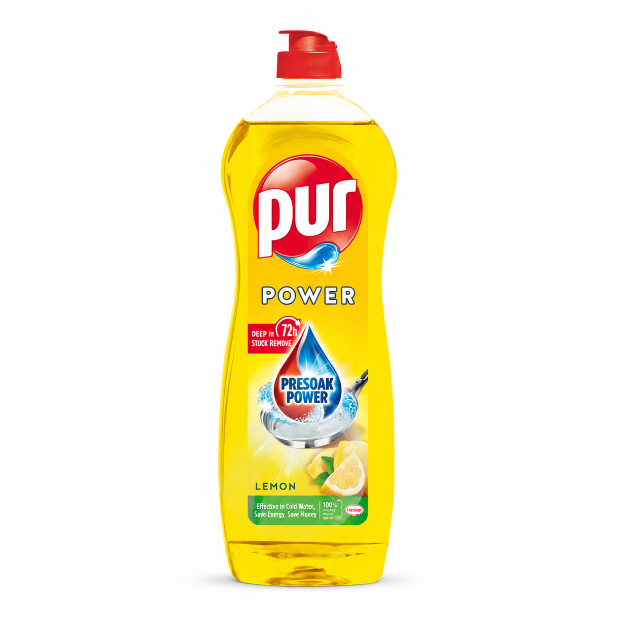 Pur Power Lemon mosogatószer 750ml – citrom illatú zsíroldó mosogatószer