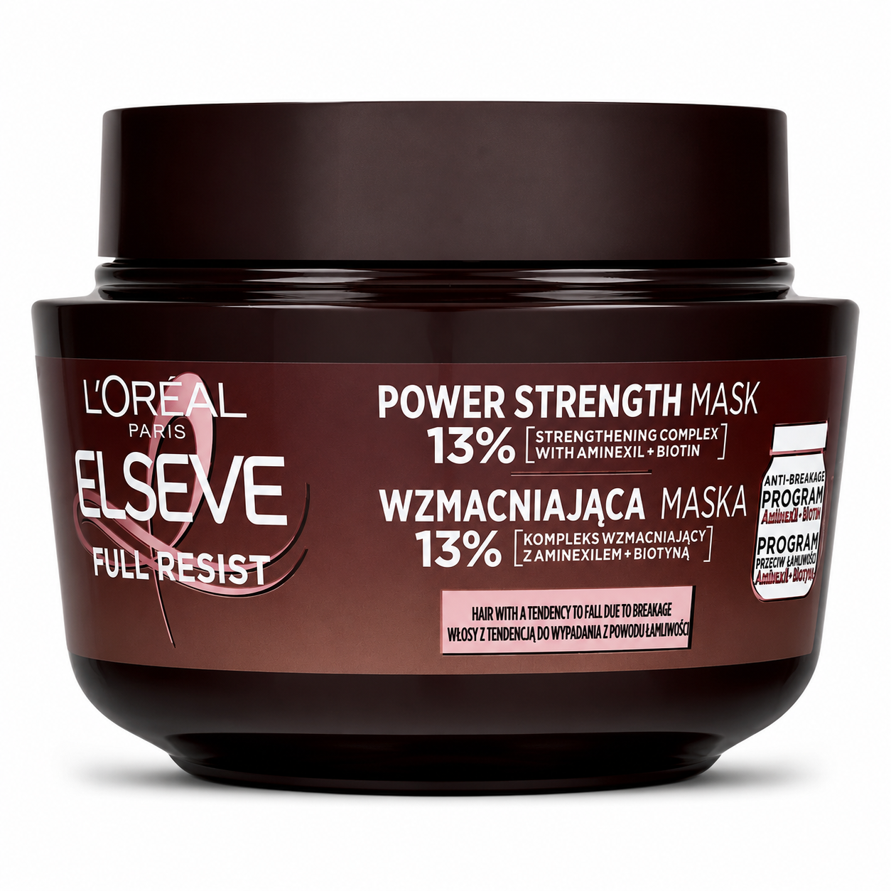 L’Oréal Paris Elseve Full Resist erősítő hajpakolás 300 ml – hajhullásra hajlamos, töredező hajra
