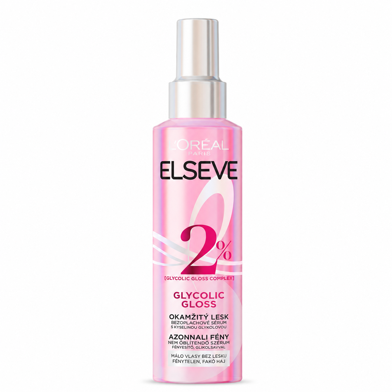 L’Oréal Paris Elseve Glycolic Gloss hajápoló szérum 150 ml – fénytelen, fakó hajra