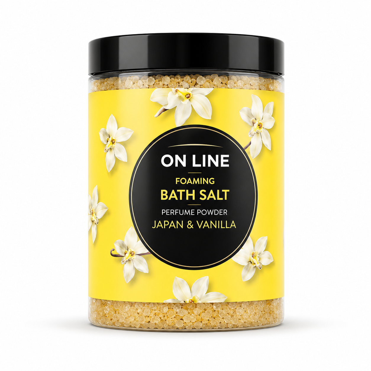 On Line Foaming Bath Salt Argan & Vanilla habzó fürdősó, 1200 g