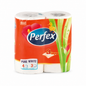 Perfex Pure White toalettpapír 4 tekercs – 3 rétegű, fehér WC-papír