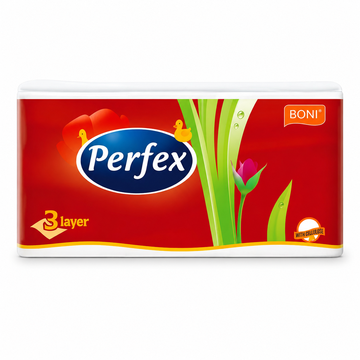 Perfex Boni 100 db 3 rétegű papír zsebkendő – puha, cellulóz tartalmú higiéniai papírtermék