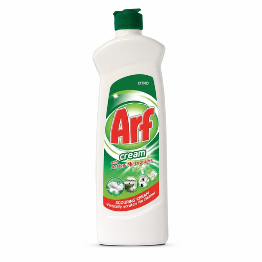 Arf Cream Citro súrolókrém 400ml Active Micrograins – citromos illatú, karcmentes tisztítókrém
