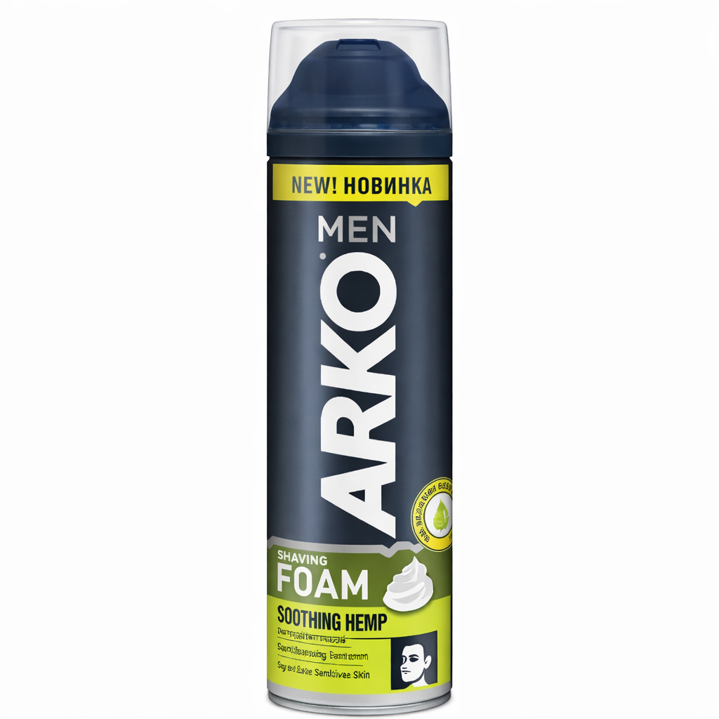 Arko Men borotvahab Soothing Hemp – nyugtató hatású 200ml