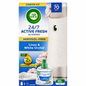 Air Wick 24/7 Active Fresh Automata Légfrissítő Készülék + Utántöltő – Linen & White Orchid (70 nap)