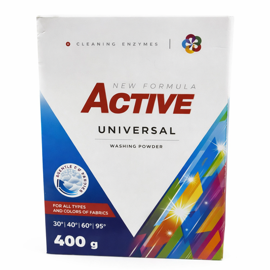 Active Universal mosópor 400 g – univerzális mosószer minden ruhához