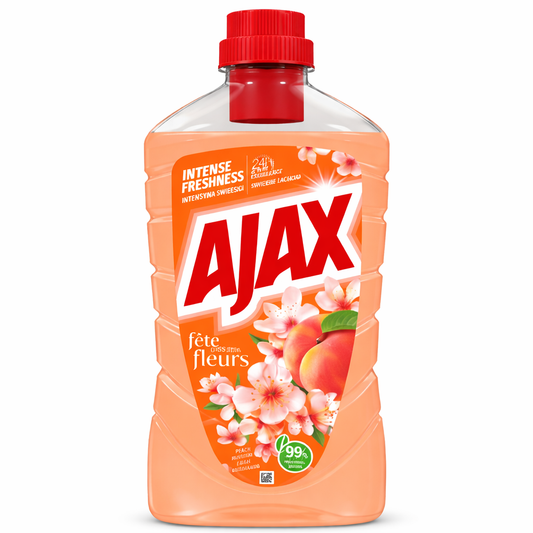 Ajax Fête des Fleurs általános tisztítószer – barack virág illat, 1L
