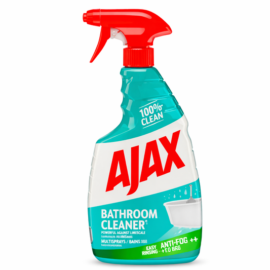 Ajax Bathroom Cleaner Fürdőszobai Tisztító Spray 750 ml – Hatékony Vízkőoldó és Ragyogó Tisztaság