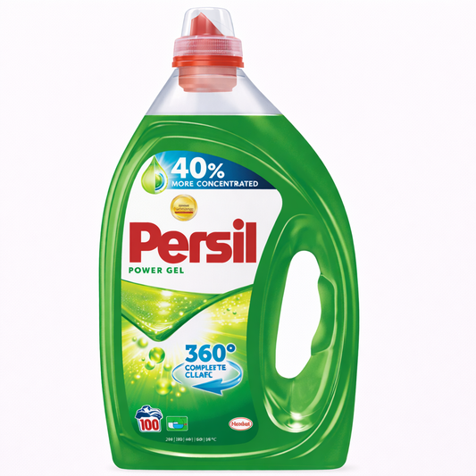 Persil Power Gel mosógél 5L (100 mosás) – 40% koncentrált, 360° tisztító hatás